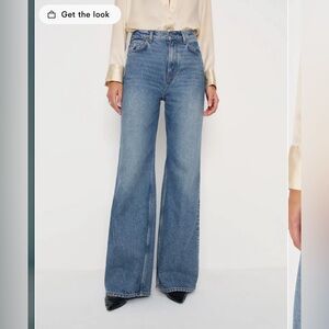 Reformation Cary High Rise Wide Leg Jeans